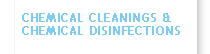 Limpiezas químicas y desinfección