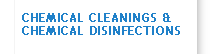 Limpiezas químicas y desinfección